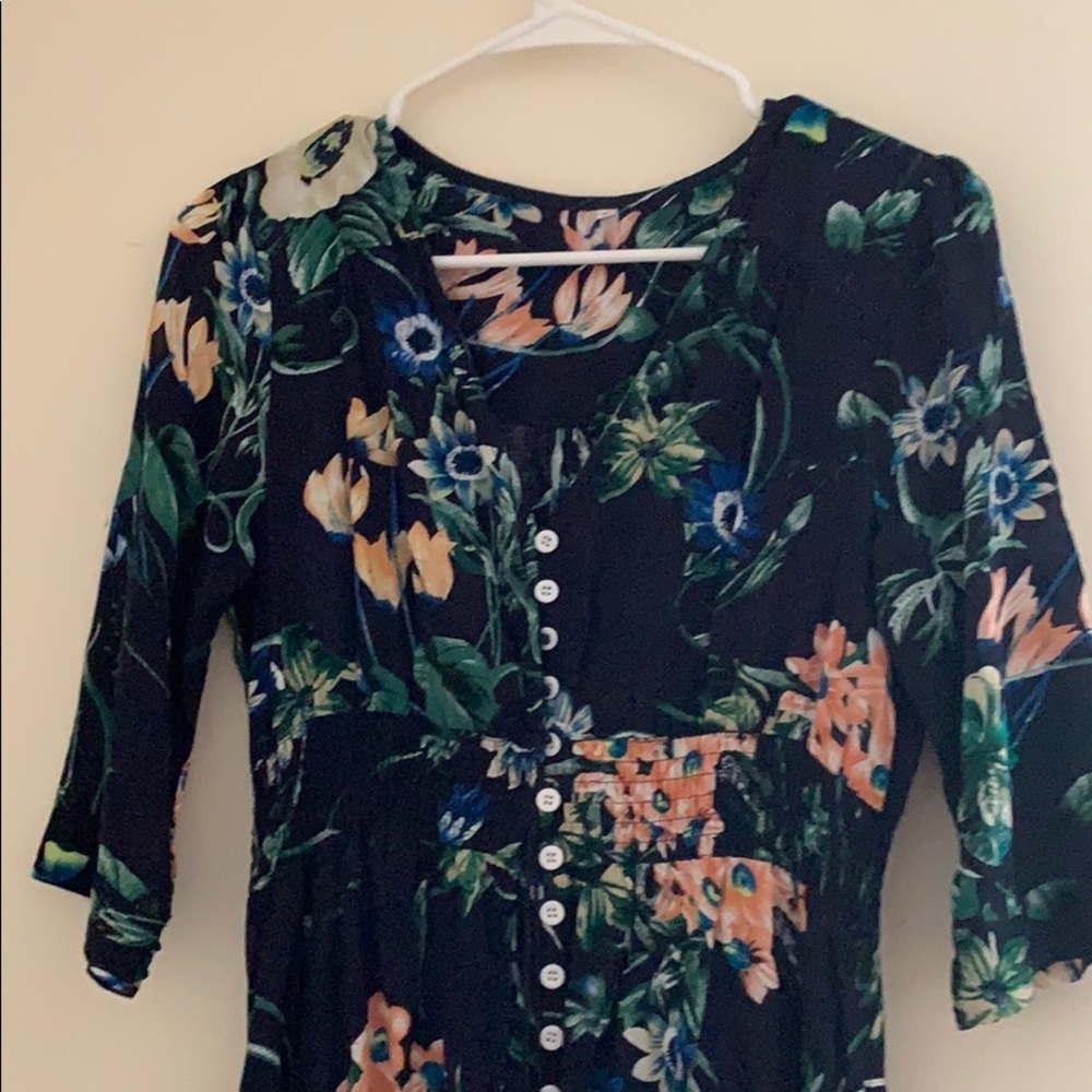 Long floral dress